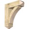 Ekena Millwork Thorton Arts and Crafts Rough Sawn Bracket w/ Offset Brace, Douglas Fir, 8"W x 26"D x 30"H BKT0806X26X30THR03RDF - alternate 1